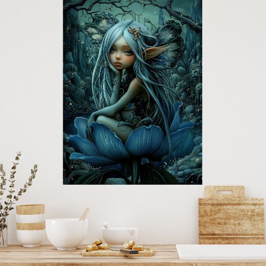 *~* FD3 33 Enchanting Forest Nymph Fantasy Poster (Keuken)