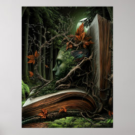 *~* FD3 33 VROUW GEZICHT Surreal Keeper Protector Poster