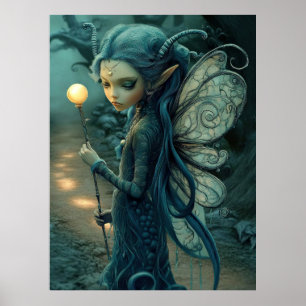 *~* FD3 37 Enchanting Forest Nymph Fantasy Poster