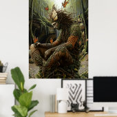 * FD3 Cosmic Earth Keeper Guardian Mystical 23 Poster (Thuiskantoor)