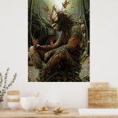 * FD3 Cosmic Earth Keeper Guardian Mystical 23 Poster (Keuken)