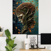 * FD3 Cosmic Earth Keeper Natuur Guardian 38 Poster (Thuiskantoor)