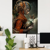 *~* FD3  COSMIC GUARDIAN Earth Keeper Protector Poster (Thuiskantoor)