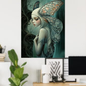 ** FD3 Enchanting Nymph Spirit Fantasy 15 Poster (Thuiskantoor)