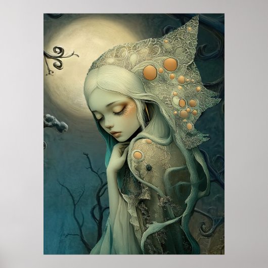 ** FD3 Enchanting Nymph Spirit Fantasy 19 Poster (Voorkant)