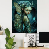 ** FD3 Enchanting Nymph Spirit Fantasy 27 Poster (Thuiskantoor)