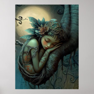 ** FD3 Enchanting Nymph Spirit Fantasy 28 Poster