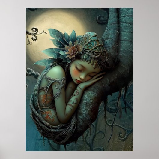 ** FD3 Enchanting Nymph Spirit Fantasy 28 Poster (Voorkant)