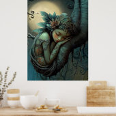 ** FD3 Enchanting Nymph Spirit Fantasy 28 Poster (Keuken)
