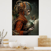*~* FD3 KOSMISCHE BEWAARDER Aardbewaker Bescherme Poster (Keuken)