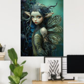 * FD3 Magical Forest Nymph Fantasy 26 Poster (Thuiskantoor)