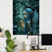 *(FD3 Magical Forest Nymph Fantasy 2) Poster (Thuiskantoor)