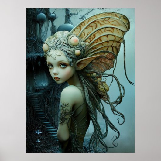 * FD3 Magical Forest Nymph Fantasy 6 Poster (Voorkant)