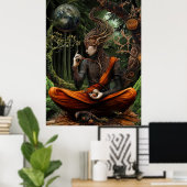 *~* FD3 Mystical WOMAN Earth Keeper 27 Poster (Thuiskantoor)