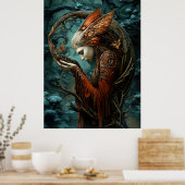 *~* FD3 NATURE WOMAN  Guardian  Earth Keeper 6 Poster (Keuken)