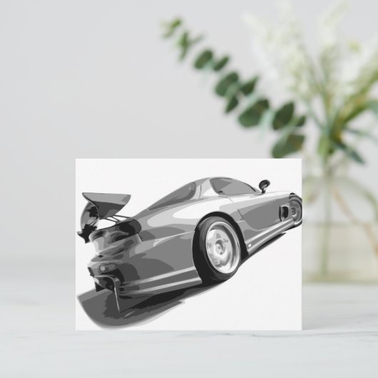 FD3S RX7 BRIEFKAART (Staand voorkant)