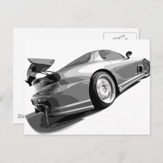 FD3S RX7 BRIEFKAART (Voorkant / Achterkant)