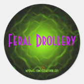 FD Boogy Sticky Ronde Sticker (Voorkant)