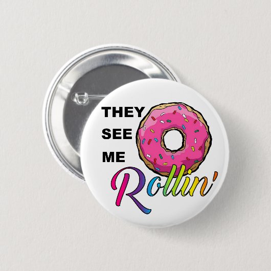 FD Rollin Button (Voorkant /achterkant)