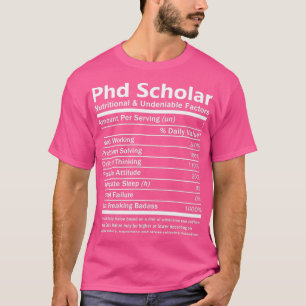 FD Scholar Nutritional and Undenable Factors GIF T-shirt