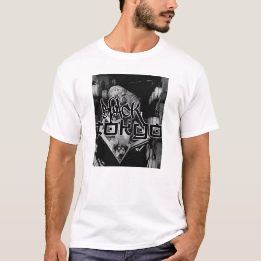 FDA Goedgekeurd zwart-Tokio T-shirt (Voorkant)
