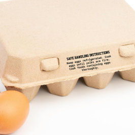 FDA goedgekeurde eierstempel | veilig hanteerbaar Rubberstempel