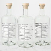 FDA Voldoet aan het lege etiket voor voedingsprodu (Flessen)