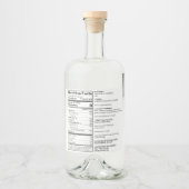 FDA Voldoet aan het lege etiket voor voedingsprodu (Voorkant)