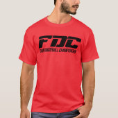 FDC Schuim Dodgeball-kampioenschap Logo T-Shirt (Voorkant)