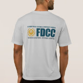 FDCC-Mannen T-Shirt voor- en achterkant Logo sport (Achterkant)