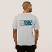 FDCC-Mannen T-Shirt voor- en achterkant Logo sport (Achterkant volledig)