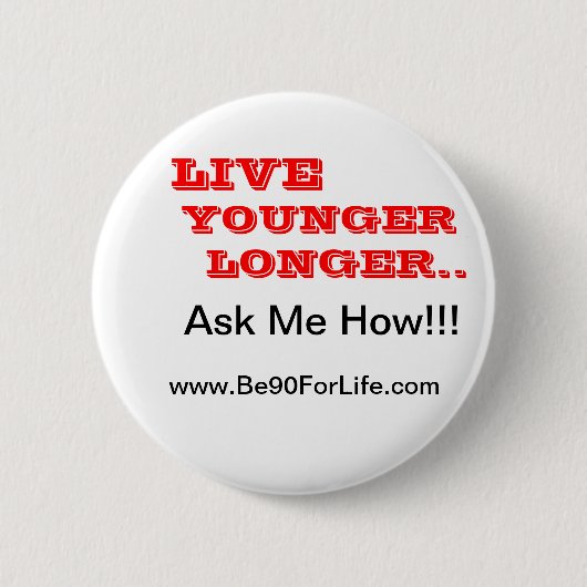 FDI Youngevity Ronde Button 5,7 Cm (Voorkant)