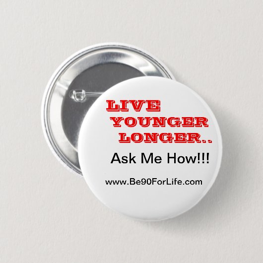 FDI Youngevity Ronde Button 5,7 Cm (Voorkant /achterkant)