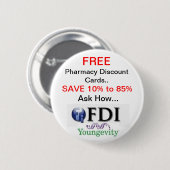 FDI Youngevity Ronde Button 5,7 Cm (Voorkant /achterkant)