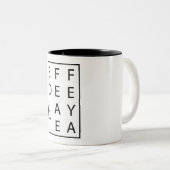 FDJT TWEEKLEURIGE KOFFIEMOK (Voorkant rechts)