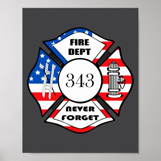 Fdny Fire Department City Of New York  Poster (Voorkant)