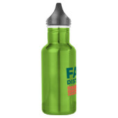 FDPA Lime Groene Roestvrij staal Waterfles Waterfles (Links)
