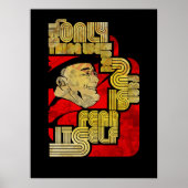 FDR Angst Typografisch ontwerp Afdrukken Poster (Voorkant)