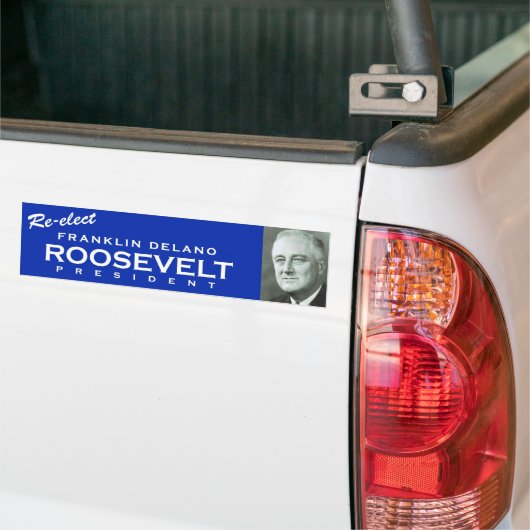 FDR-bumpersticker Bumpersticker (Op Truck)