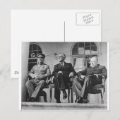 fdr_churchill_stalin_2 briefkaart (Voorkant / Achterkant)