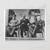 fdr_churchill_stalin_2 briefkaart (Voorkant)