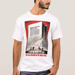 FDR Citaat over het branden van boeken T-shirt