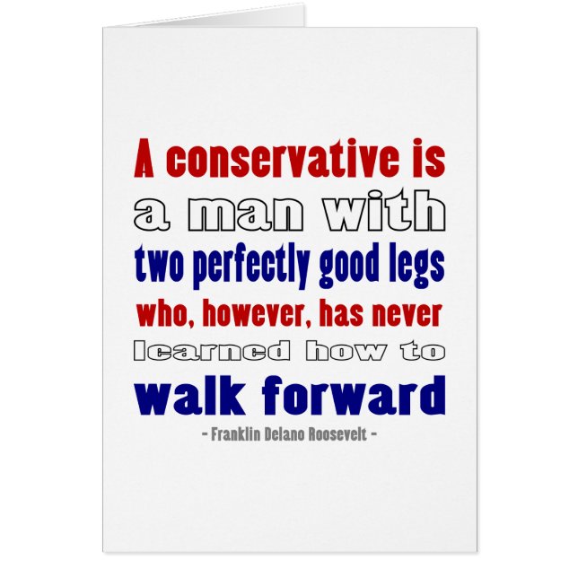 FDR definieert conservatieven donkerder (Voorkant)