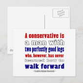 FDR definieert conservatieven donkerder Briefkaart (Voorkant / Achterkant)