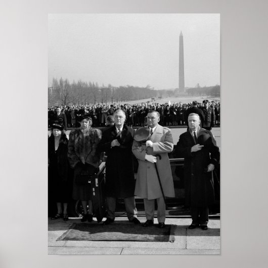 FDR Honoring Abraham Lincoln - 1940 Poster (Voorkant)