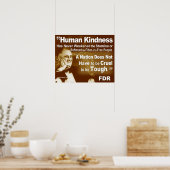 FDR Human Kindness Poster (Keuken)