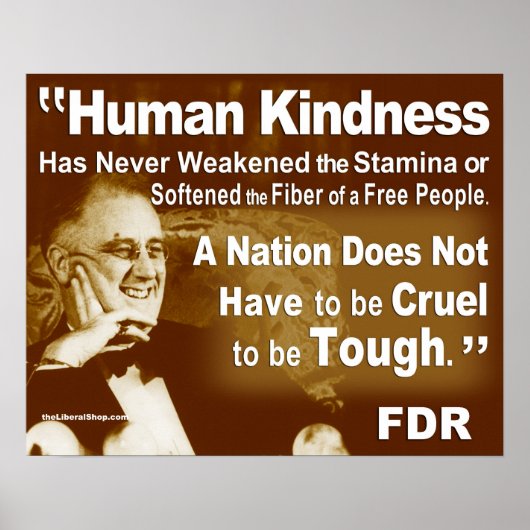 FDR Human Kindness Poster (Voorkant)