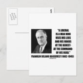 FDR Liberal gebruikt benen en handen op verzoek va Briefkaart (Voorkant / Achterkant)