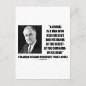 FDR Liberal gebruikt benen en handen op verzoek va Briefkaart (Voorkant)