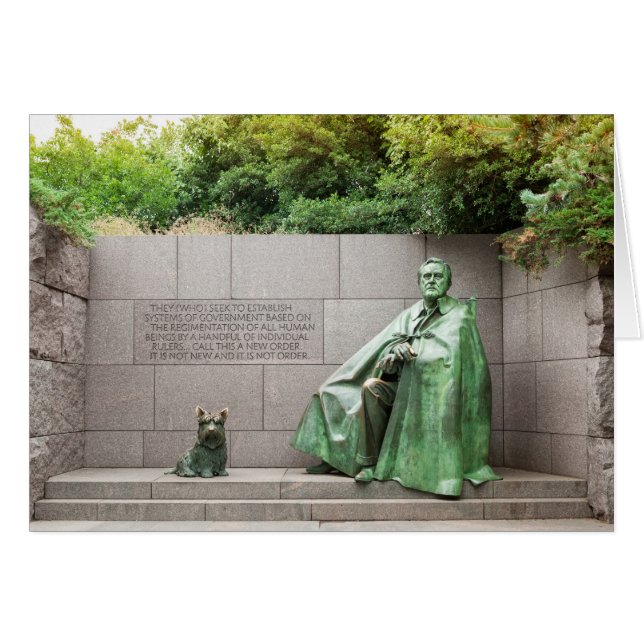 FDR Memorial in Washington DC (Voorkant Horizontaal)